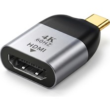 Karahanbey Type-C To HDMI 2.0 Çevirici Mini Adaptör - 4k'ya Kadar Destek - Usb-C'den HDMI Görüntü Dönüştürücü