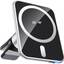 Karahanbey Hobimtek HP-A07 15W Kablosuz Şarj Araba Telefon Tutucu Ayarlanabilir Havalandırma Için Magsafe Yüks