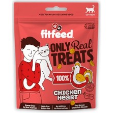 Larskas Fitfeed Freeze-Dried Çiğ Tavuk Yürek Kedi Ödül Sı 40G