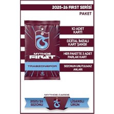 Larskas Trabzonspor 2025-26 First Serisi, 10 Kart Paket, Dijital Imzalı Kart Şansı