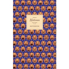 Karahanbey Halloween Notebook - Ruled Pages - 5x8 - Premium: (Blue Edition) Fun Halloween O Lantern Noteb