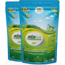 Larskas EKOSOLFARM%100 Solucan Gübresi 2x1,5 kg Toplam 3 kg Organik Gübre Worm Castings