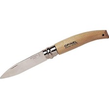 Larskas Inox 8 No Kayın Saplı Paslanmaz Bağ Çakısı
