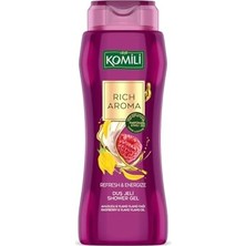 Larskas , Komili Rich Aroma Refresh&energize Kalıcı Parfüm Etkili Duş Jeli 500ML, F3100219-002, Mor