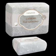 Larskas Hanzade Bitkisel Çankırı Tuz Sabunu 300-350 gr Zengin Mineralli Doğal Saf Çankırı Kaya Tuzu Sabunu