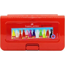 Larskas Faber-Castell Altıgen Pastel Plastik Kutu,12'li (125112)