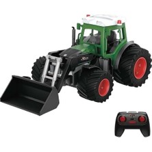 Larskas Oyuncak 2.4ghz Uzaktan Kumandalı 1:24 Ölçek Şarjlı Rc Traktör Forklift Aparatlı - Oyuncak Kepçe Traktör (Kepçe Aparatlı)