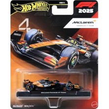 Larskas Hot Wheels Premium Formula 1 Yarış Arabası Mclaren Formula 1 Team JKD88 'lando Norris'