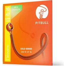 Larskas Pitbull Gold Akustik Gitar Teli Gag Sl 10-47 Super Light
