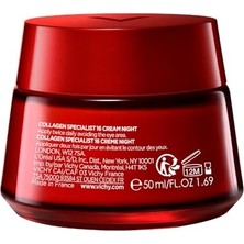 Larskas Vichy Liftactiv Collagen Specialist Night Yaşlanma Karşıtı Gece Bakım Kremi (50 Ml)