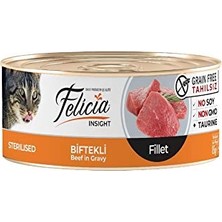 Larskas Yaş Kedi Sı, Kısırlaştırılmış Kediler Için, Biftekli Fileto, Tahılsız, 85 G