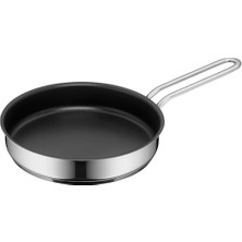 Larskas Wmf Mini 18 cm Tava, Yapışmaz Kaplamalı, Cromargan® Yüksek Kaliteli Parlak Paslanmaz Çelik, Indüksiyon Uyumlu, Üst Üste Saklanabilir, Küçük Porsiyonlar Için