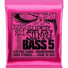 Larskas Ernie Ball Super Slinky 5 Telli Elektrik Bas Gitar Telleri, Kalınlık 40-125