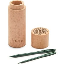 Larskas -  The Mindful Collection Ahşap Tıpa Iğne Seti - 1 Set, Mavi Yeşil