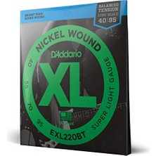 Larskas EXL220BT Bas Gitar Tel Seti, Xl, 40-95, Long Scale, Nickel