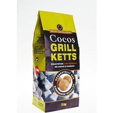 Larskas Feuer & Flamme Cocos Briket Mangal Kömürü 3 Kg.