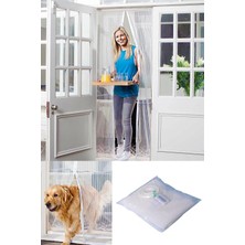Karahanbey Mobee Fay-Tek 205 x 105 cm Mıknatıslı Kapı Sinekliği Sinek Sivrisinek Kovucu Tül Sineklik 1410 V2