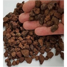 Larskas Asenya Pomza Taşı 10 Litre 3-8 mm 5 kg Kırmızı Pomza Lav Taşı Volkanik Tüf Dekoratif Ponza Taşı