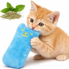 Larskas Sogud Catnip Kedi Oyuncağı Mavi – Sesli Peluş Kedi Oyuncak, Isırınca Ses Çıkaran Plush Cat Toy, Yumuşak Dayanıklı Mini Boy Kedi Oyuncağı, Kediler Için Eğlenceli Oyuncak