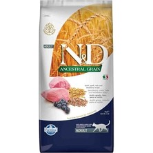Larskas N&d Ancestral Grain Kuru Kedi Sı, Kuzu, Kılçıksız Buğday, Yulaf ve Yabanmersinli, Yetişkin, 5 kg