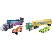 Larskas Hot Wheels Süper Tır Serisi Hot Wheels Taşıyıcı Tırlar - Enerjik Ayrıntılarla Dolu Spor Arabalı Süper Tırlar - BDW51 BDW51