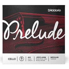 Larskas Daddario J1013 4/4m Cello Tek Tel, Prelude, G-Sol, 4/4 Scale, Medium T