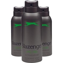 Larskas Slazenger Deodorant Active Sport Yeşil 150M x 3 Adet P04702