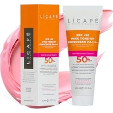 Larskas Licape Yüksek Korumalı Pink Güneş Kremi – Spf 50 Renk Tonu Eşitleyici ve Aydınlatıcı Yüz Güneş Kremi – Suya Dayanıklı, Nemlendirici ve Cilt Bariyerini Destekleyici – 40 ml