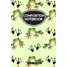 Karahanbey Composition Notebook: Cute Tree Frogs Pattern 6" x 9" - 120 Page College Ruled
