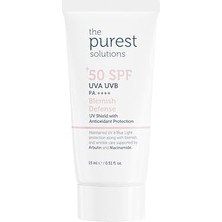 Larskas The Purest Solutions Cilt Tonu Eşitleyici ve Leke Karşıtı Blemish Defense Renkli Güneş Koruyucu Krem Spf 50, Seyahat Boy 15 ml