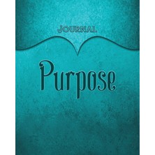 Karahanbey Purpose Journal: Aqua 8X10 128 Page Lined Journal Notebook Diary (Volume 1)