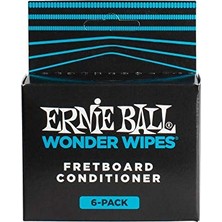 Larskas Ernıe Ball Wonder Wipes Fretboard Conditioner 6lı Paket Klavye Bakım