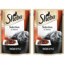 Karahanbey Sheba Yetişkin Sığırlı Yaş Mama 85 G (2 Paketi)