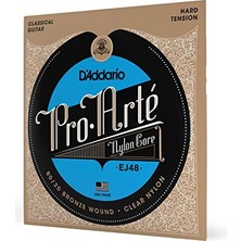 Larskas Daddario EJ48 Klasik Gitar Tel Seti, Pro-Arte, 80/20 Bronze Woun