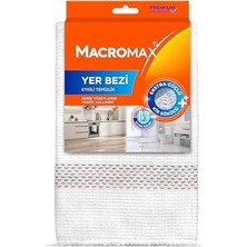 Larskas Macro Max Yer Bezi, Ekstra Güçlü Kir Sökücü, Geniş Yüzeyler Için Yüksek Emici Paspas Bezi