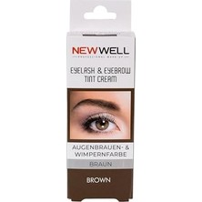 Larskas New Well Kaş ve Kirpik Boyası - Kahverengi 1 Paket (1 x 65 G)
