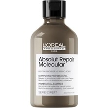 Larskas L'oréal Professionnel Paris Serie Expert Absolut Repair Molecular Tüm Yıpranmış Saçlar Için Arındırıcı Şampuan 300ML