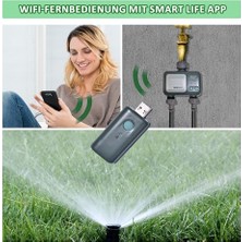 Larskas Bahçe Sulama Bilgisayarı, Wifi Hub, 2 Çıkış, Su Geçirmezlik Ipx5, Otomatik Sulama, Bahçe, Çim Için Su Zamanlayıcısı