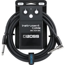 Karahanbey Boss BIC-10A-BK Düz/l Uçlu 3m Enstrüman Kablosu