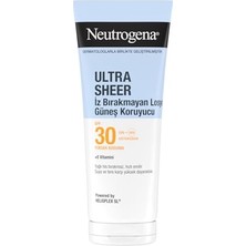 Larskas Neutrogena Ultra Sheer Nemlendirici Güneş Koruyucu Losyon SPF30 200 ml