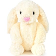Larskas Peluş Tavşan Uyku Arkadaşı 45 Cm, Uzun Kulaklı Yumuşak Bunny Plush, Çocuk ve Bebekler Için Sarılmalık Tavşan Oyuncak