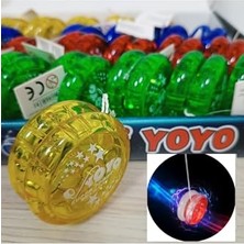 Larskas Süper Yoyo Oyuncak Işıklı Extra Rulmanlı Yeni Nesil Topaç Pro Yo-Yo Yüksek Kalite 1 Adet Sarı