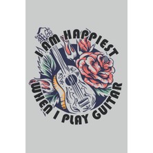 Karahanbey Independently Published I´m Happiest When I Play Guitar - Cahier Guitariste: Din A5 (6x9) Carnet Po