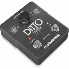 Larskas Dıtto X2 Looper Sezgisel Loop Pedal, Özel Durdurma Düğmesi ve Döngü Efektleri ile