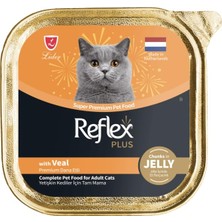 Larskas Plus Chunks In Jelly With Veal Yetişkin Kedi Sı 85 gr