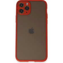 Hayat Store Apple Iphone 11 Pro Kılıf Montreal Silikon Kapak - Kırmızı