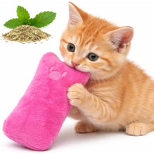 Larskas Catnip Kedi Oyuncağı Pembe – Sesli Peluş Kedi Oyuncak, Isırınca Ses Çıkaran Plush Cat Toy, Yumuşak Dayanıklı Mini Boy Kedi Oyuncağı, Kediler Için Eğlenceli Oyuncak