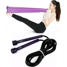 Empressco Siyah Orta Drenç Pilates Direnç Bandı, Güç ve Esneklik Arttırıcı