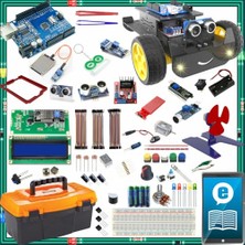Larskas Arduino ile Uyumlu Başlangıç Seti Uno R3 Turbo Black V3. 112 Parça 359 Adet
