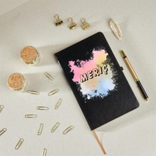Çılgıntrend Isme Özel Sulu Boya Efektli Defter